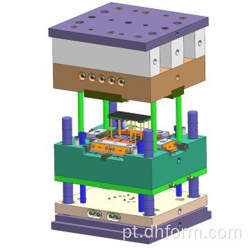 Molde duplo injetor de plástico de precisão 2k